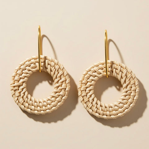 竹编耳钉测试产品