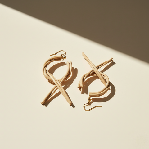 竹编耳钉测试产品3